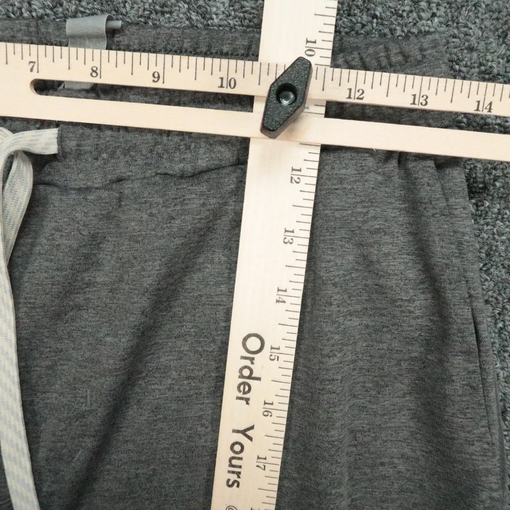 Vuori Pants Mens Small Gray Sunday Performance Jogger Athletic Zip Pocket V416